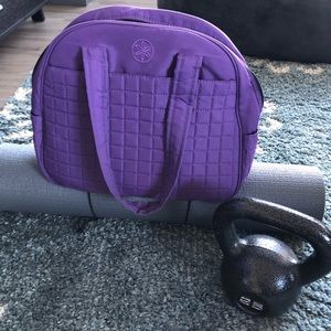 Purple Gym and Workout Bag